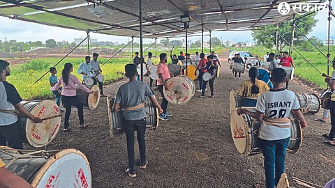 Ongoing practice of the drum corps