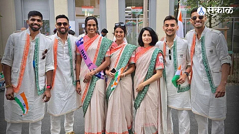 India at Paris Olympic 2024 Opening Ceremony
