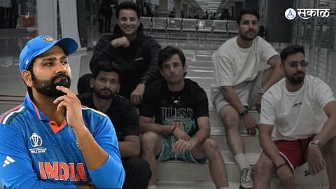 Team India young player shares photo funny caption remember rohit sharma