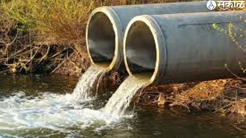 River sewage
