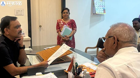 MLA Manikrao Kokate and Chief Engineer Water Resources Department