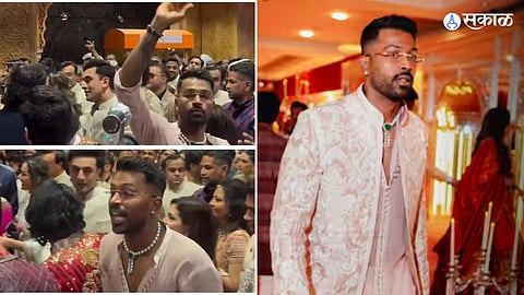 Hardik Pandya in Anant Ambani wedding