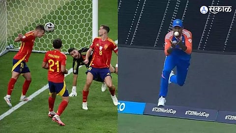 Euro Final Spain Win Dani Olmo Clear Ball In 90th Minute Watch Video