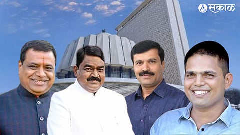 MLA Dilip Bankar, Anil Kadam, Yatin Kadam, Balasaheb Kshirsagar.