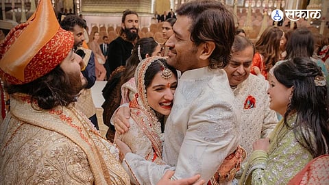 MS Dhoni | Anant Ambani and Radhika Merchant Wedding