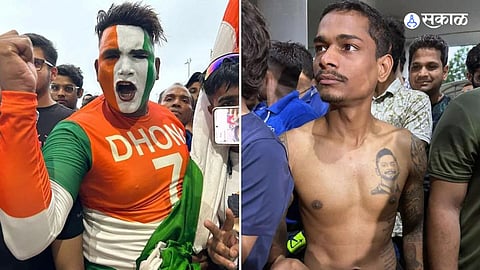 Team India Fans at Delhi IGI Airport