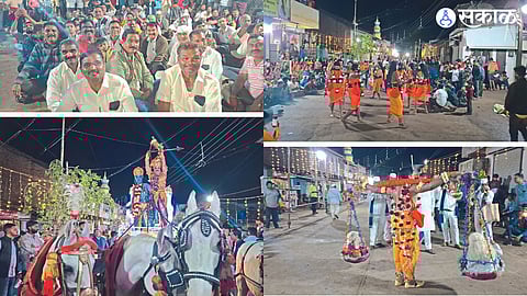 Art performed at Bohda festival in Chandori & Chandori horse procession.