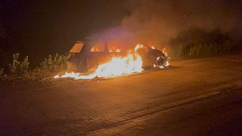 Burning The Car