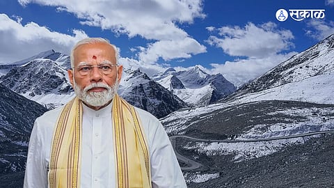 PM Modi first blast of Shinkun La tunnel