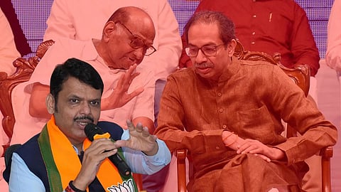 Devendra Fadnavis, Sharad Pawar And Uddhav Thackeray