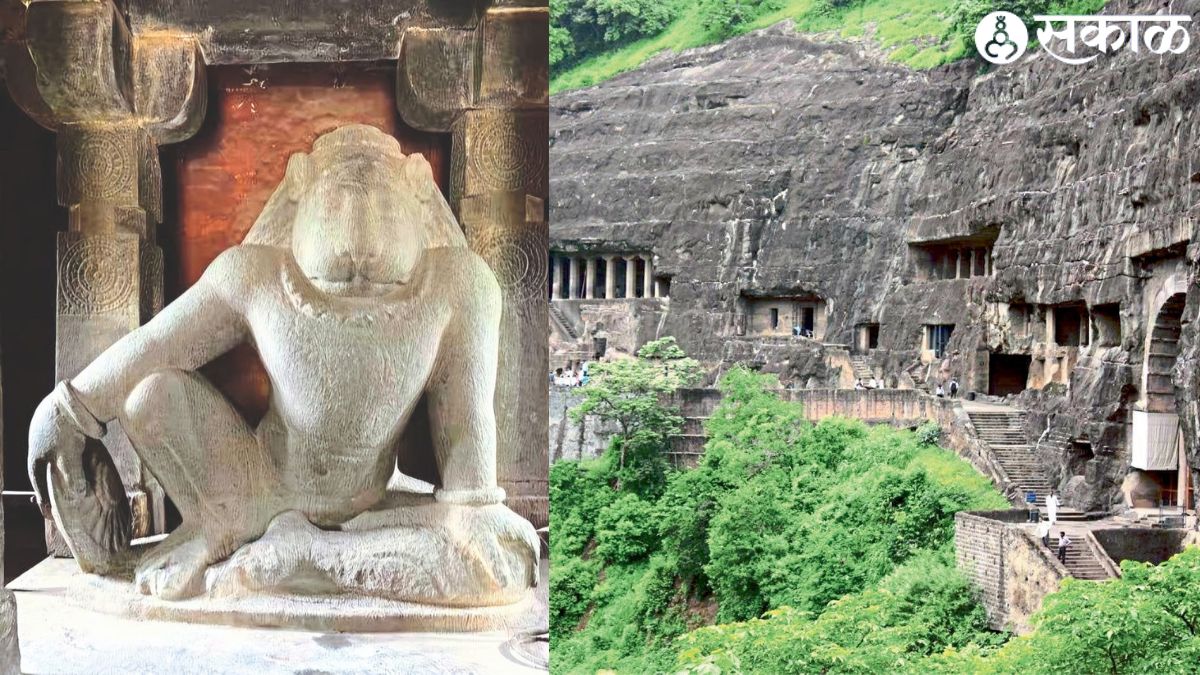 25 caves in Ajantha were excavated by Vakatakas & Keval Narasimha, Ramtek