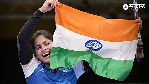 Manu Bhaker in Paris Olympic 2024