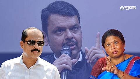 Sushma Andhare, Sachin Vaze And Devendra Fadnavis