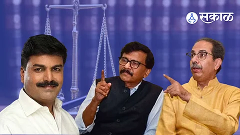 Rahul Shewale Uddhav Thackeray and Sanjay Raut