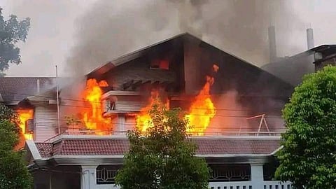 Mashrafe Mortaza House Set On Fire