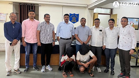 Attal two-wheeler thieves along with the village's local crime branch team