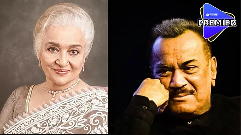 Shivaji Satam and Asha Parekh