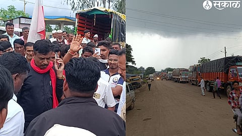 traffic to Gujarat state stopped for 2 days