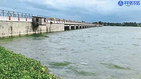 Water storage in Girna Dam on Tuesday.