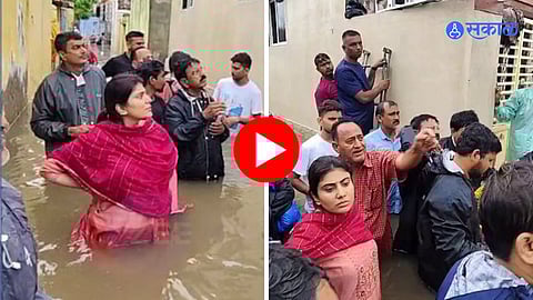 Rivaba Jadeja Video In Gujarat Flood