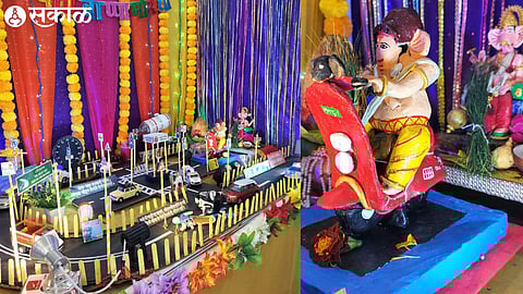 Ganpati decoration