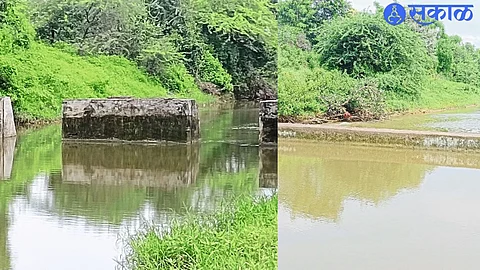sluice gates and Kolhapuri dam at various points on Bhogavati river.