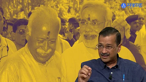 Arvind Kejriwal 5 Questions to RSS Chief Mohan Bhagwat