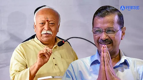 Arvind Kejriwal: केजरीवालांनी सरसंघचालकांना विचारले पाच खडे सवाल, भाजपवरही साधला निशाणा