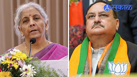 Nirmala Sitharaman And JP Nadda