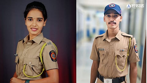 Success Story: शेतकऱ्याच्या मुलांनी नाव कमावले नाव; मेहनतीच्या जोरावर बहिण भावांनी मिळवली खाकी वर्दी