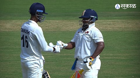 Sarfaraz Khan and Tanush Kotian