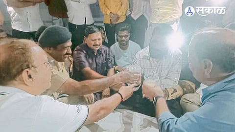 Ashok Gadilkar Protest