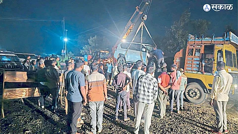 Sanjay Rathod's vehicle accident
