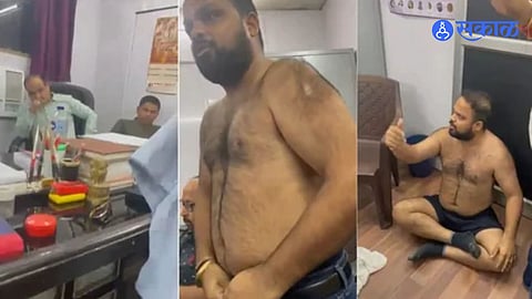 Ghaziabad Businessman Protest