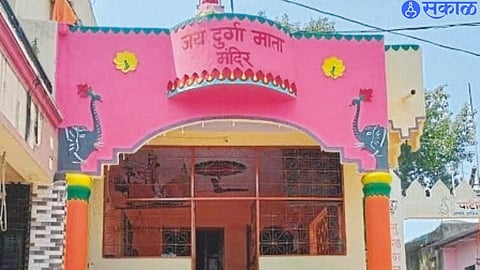 Degraded temple of Goddess Durga.