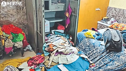 Damage caused by burglars