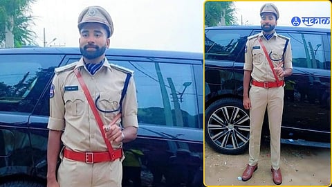 Mohammad Siraj in the DSP uniform