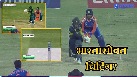 Why Phoebe Litchfield not given LBW out