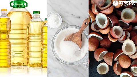 oil coconut powdered sugar