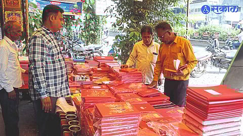 For Lakshmi Pooja, the accumulated expenses of customers while shopping daily.