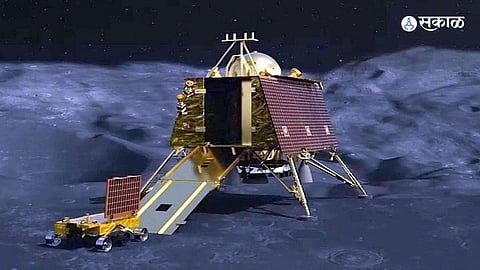 A graphic representation of ISRO's Chandrayaan missions, highlighting Chandrayaan-4 and Chandrayaan-5.