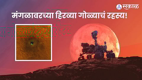 Green Spots on Mars Signal Life