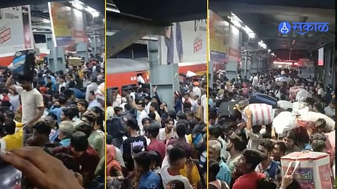 Mumbai Railway:वांद्रे चेंगराचेंगरीनंतर पश्चिम रेल्वेचा निर्णय, नियमबाह्य सामानावर दंड