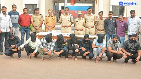 Ahilyanagar Crime Major arms seizure with 9 rifles and 58 live cartridges from Jammu Kashmir accused Pun