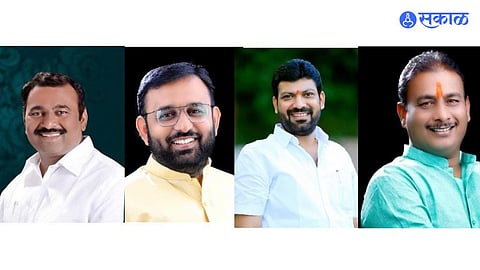 Solapur: चौरंगी लढतीचा शक्तीप्रदर्शनाने मंगळवेढ्यात समारोप