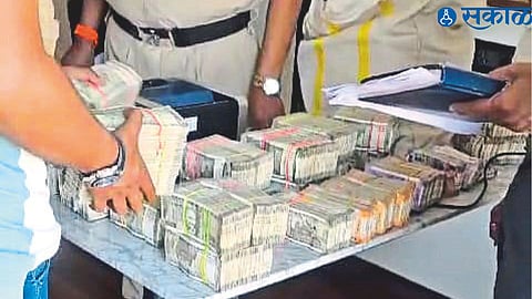 Cash found in hotel.