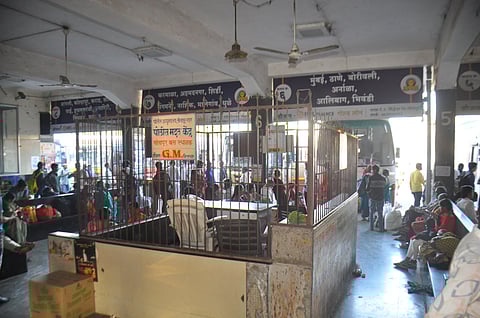 Solapur city ST bus Stand