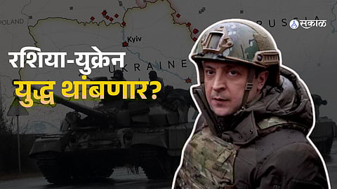 Ukrainian President Zelensky discusses ceasefire conditions with NATO support against Russian aggression.