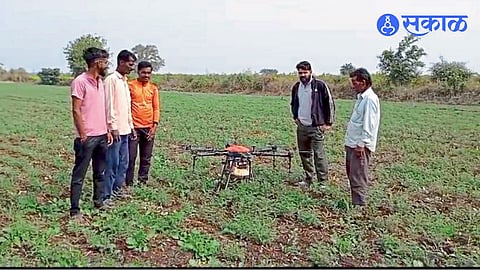 Agricultural drone technology
