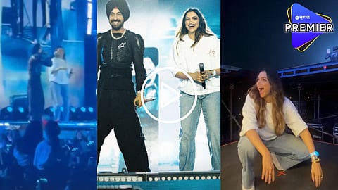 Deepika Padukone and dilijeet dosanjh